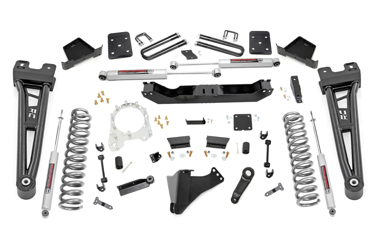 Rough Country 55430 6 Inch Lift Kit | Overloads | Ford F-250/F-350 Super Duty 4WD (2017-2022)