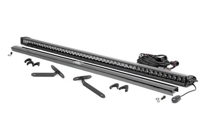 Rough Country 97096 LED Light | Deck Roof | 50" Blk Single Row | Can-Am Defender MAX HD10