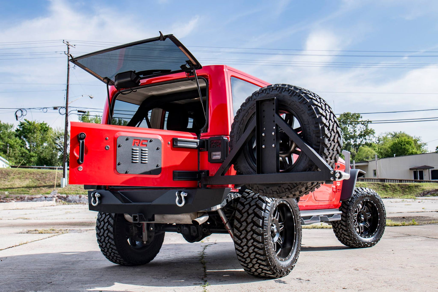Rough Country 10514 Tailgate Vent Cover | Jeep Wrangler JK/Wrangler Unlimited  (2007-2018)