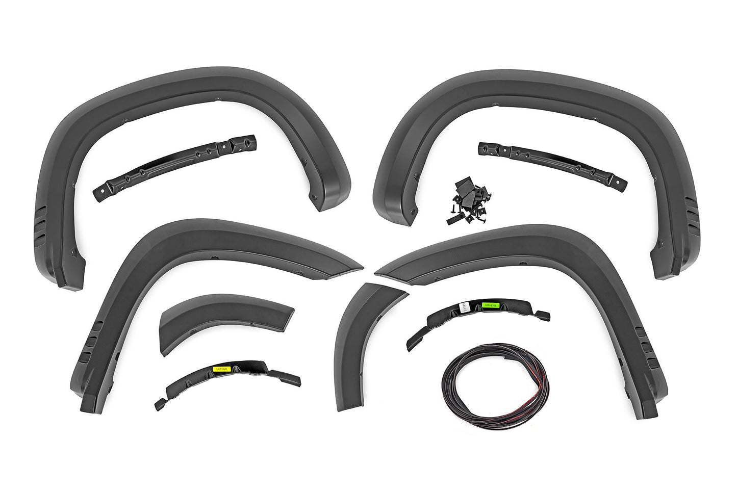 Rough Country F-C319201A-GXP Fender Flares | SF1 | GXP Lakeshore Blue | Chevy Silverado 1500 2WD/4WD (2019-2026 & Refresh)