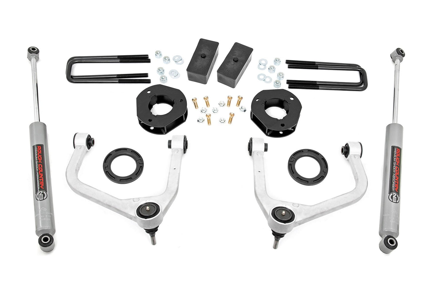 Rough Country 22630 3.5 Inch Lift Kit | GMC Sierra 1500 2WD/4WD (2019-2025 & Classic)