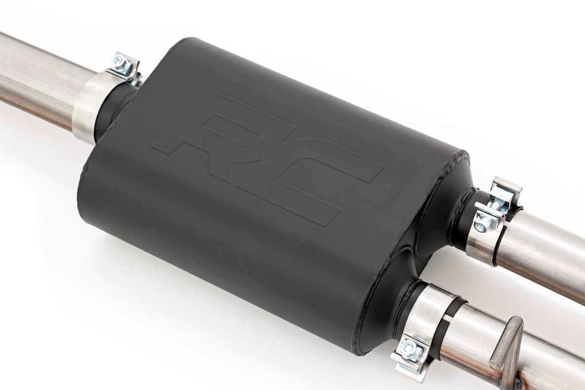 Rough Country 96011 Performance Exhuast | Stainless | Crew/Dbl | RR Exit | Chevy/GMC Sierra/Silverado 1500 (19-26)