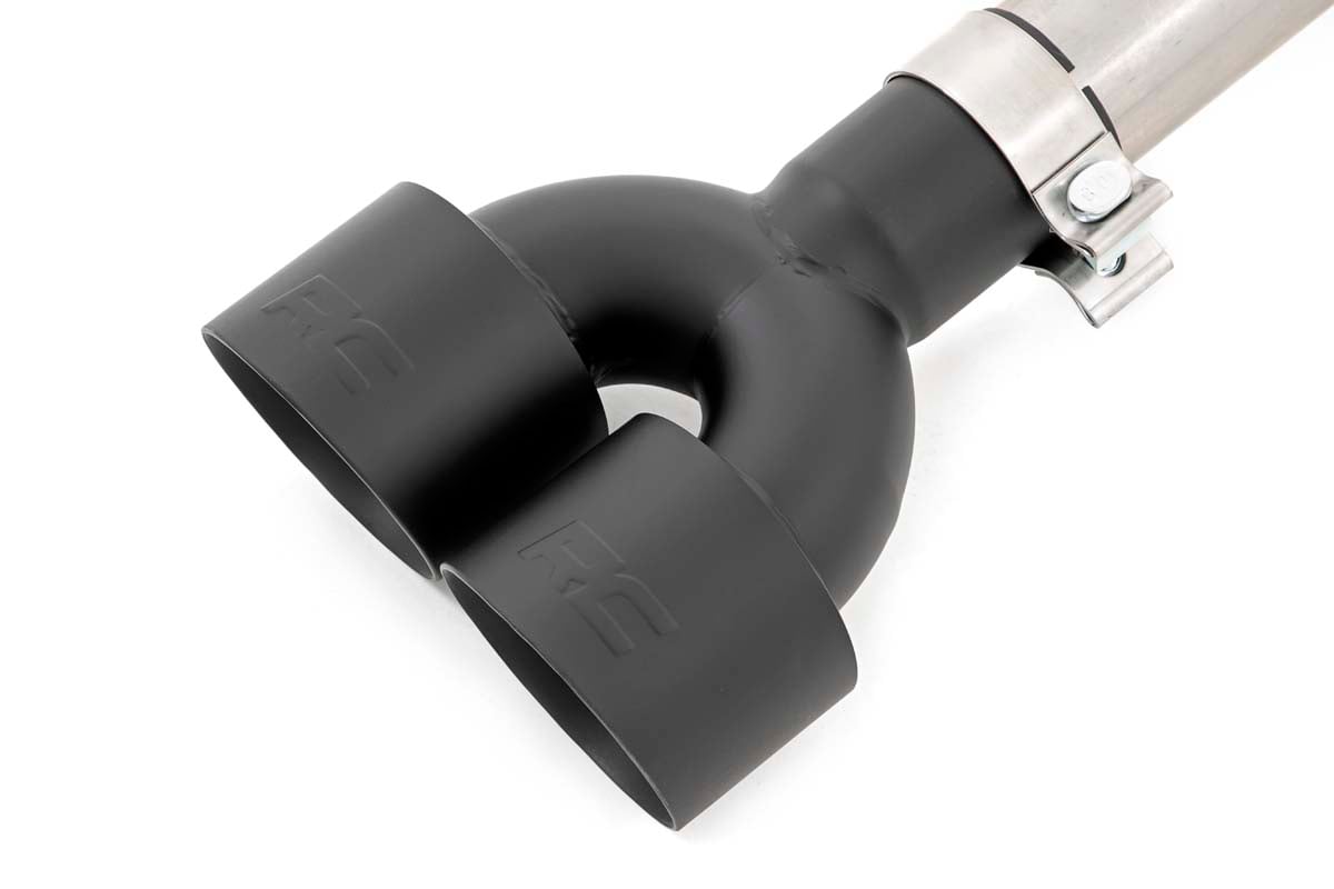 Rough Country 96011 Performance Exhuast | Stainless | Crew/Dbl | RR Exit | Chevy/GMC Sierra/Silverado 1500 (19-26)