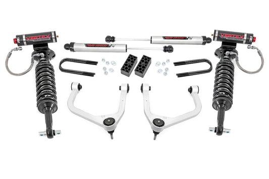 Rough Country 28257_A 3.5 Inch Lift Kit | Vertex/V2 | Rear Mono Leaf | Chevy Silverado 1500 (25-26)
