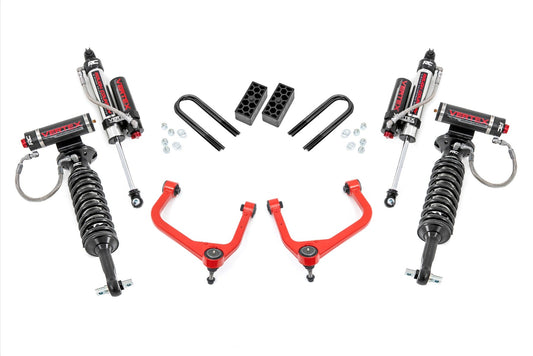 Rough Country 28250RED_A 3.5 Inch Lift Kit | Vertex | Rear Mono Leaf | Chevy Silverado 1500 (25-26)