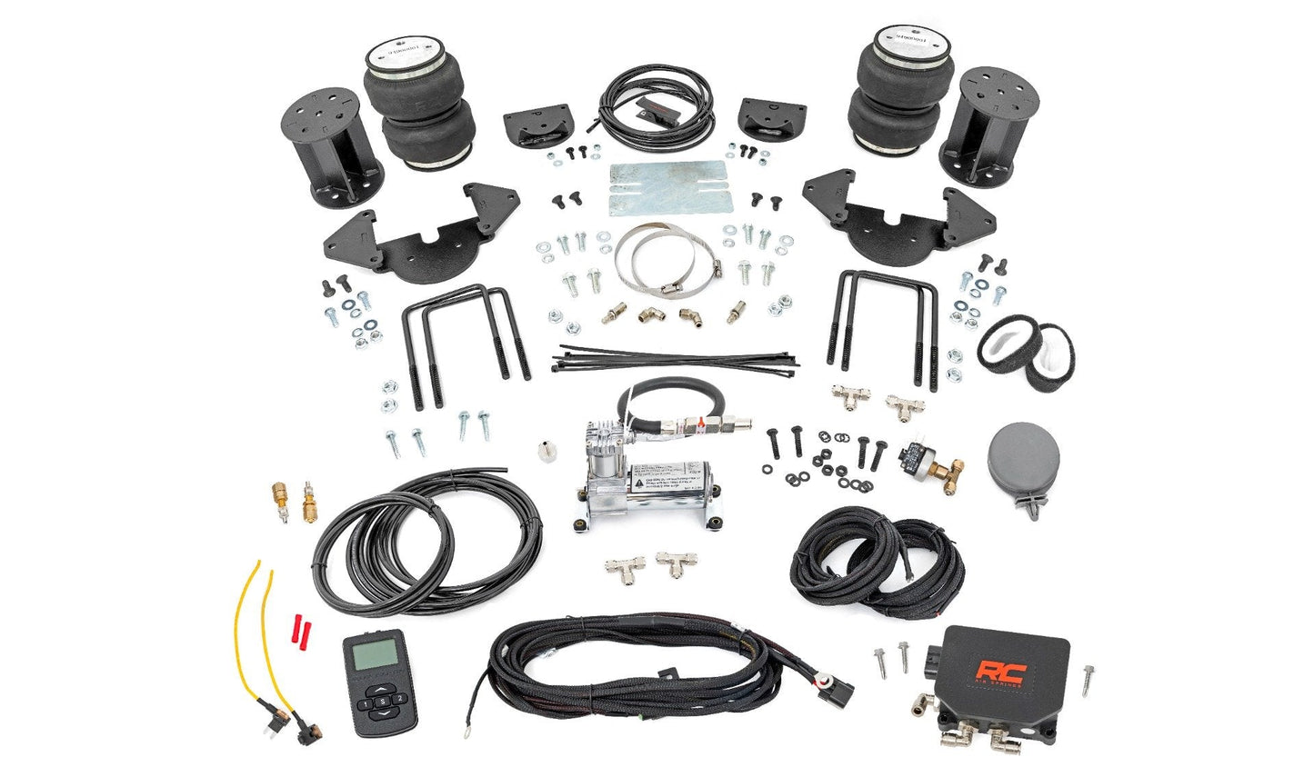 Rough Country 100116WC Air Spring Kit w/compressor | Wireless Controller | Chevy/GMC Sierra/Silverado 1500 (19-26)