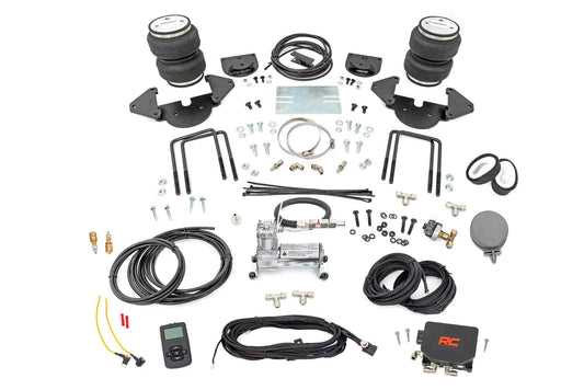 Rough Country 10011WC Air Spring Kit w/compressor | Stock Height | Wireless Controller | Chevy/GMC 1500 (19-25