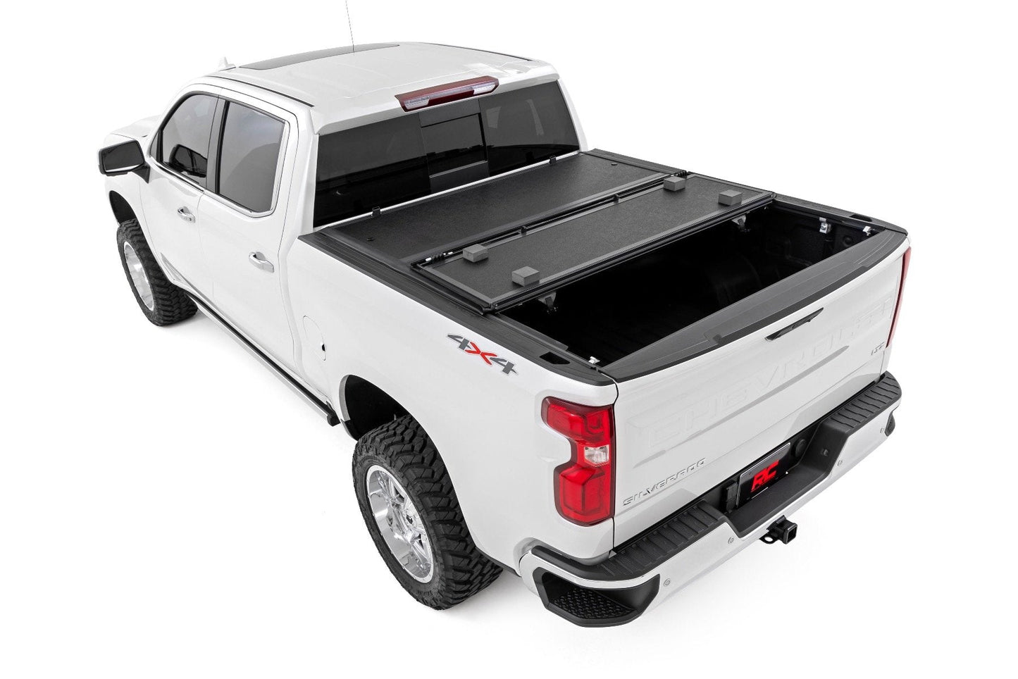 Rough Country 47120650B Hard Low Profile Bed Cover | 6'7" Bed | Chevy/GMC Sierra 1500 (19-26)/Silverado 1500 (19-26)