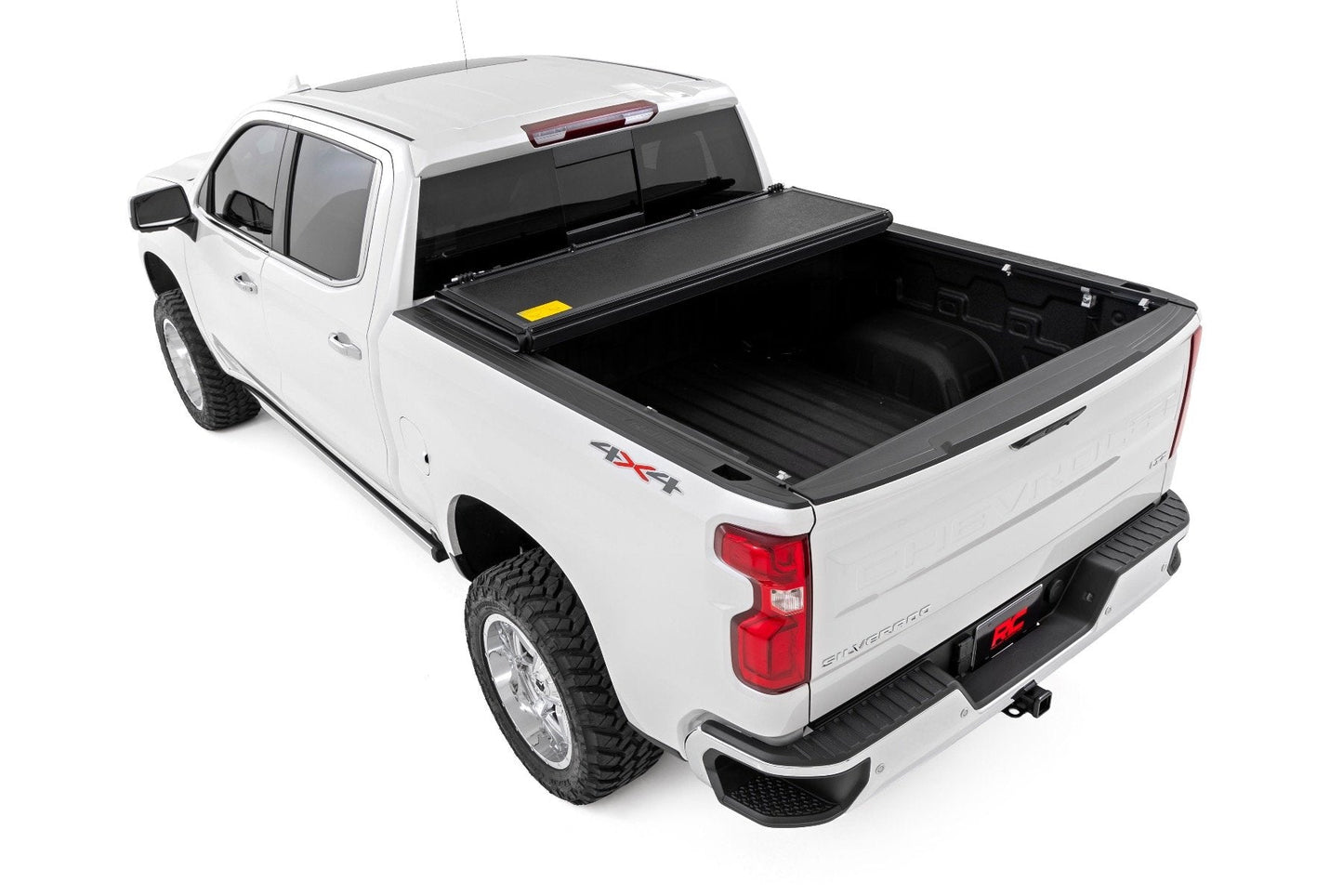 Rough Country 47120650B Hard Low Profile Bed Cover | 6'7" Bed | Chevy/GMC Sierra 1500 (19-26)/Silverado 1500 (19-26)