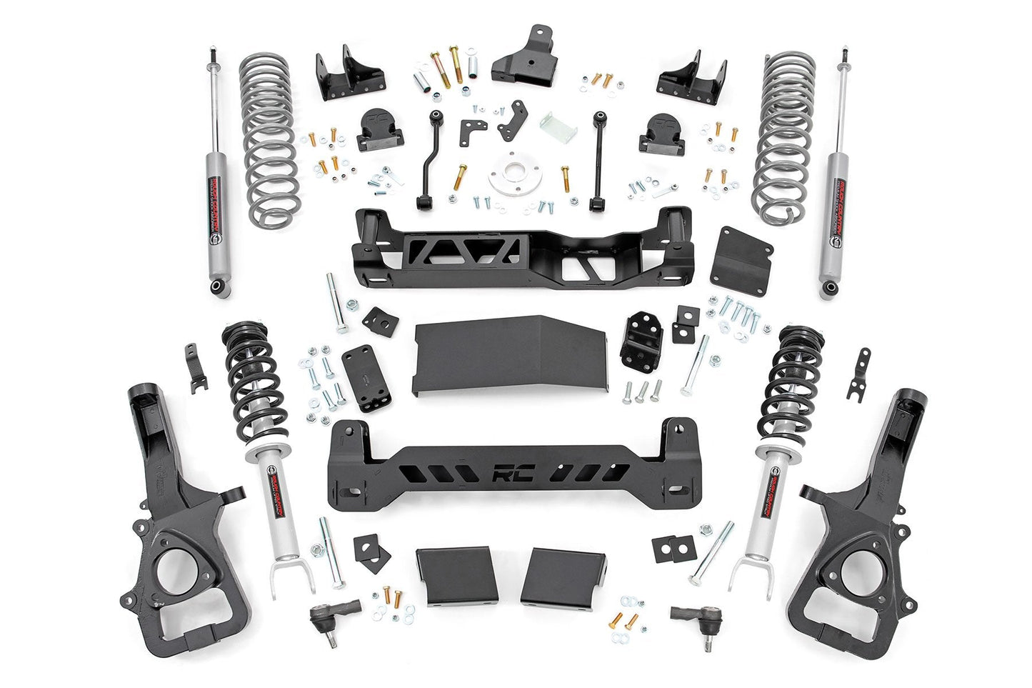 Rough Country 33431 6 Inch Lift Kit | N3 Struts | Dual Rate Coils | Ram 1500 4WD (2019-2024)
