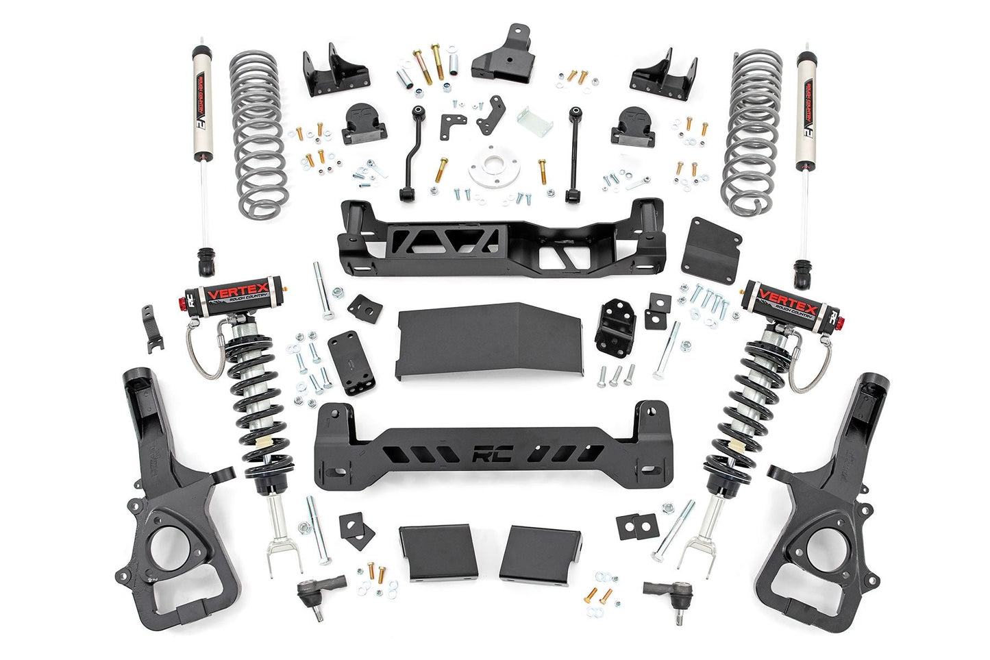 Rough Country 33457 6 Inch Lift Kit | Vertex/V2 | Dual Rate Coils | Ram 1500 4WD (2019-2024)
