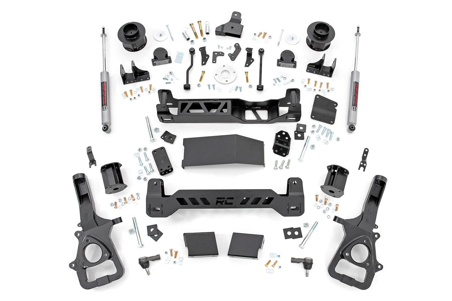 Rough Country 33830A 5 Inch Lift Kit | Air Ride | Ram 1500 4WD (2019-2024)