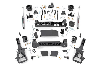 Rough Country 33830A 5 Inch Lift Kit | Air Ride | Ram 1500 4WD (2019-2024)