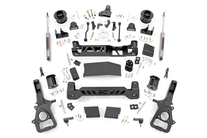 Rough Country 34430A 5 Inch Lift Kit | 22XL | Air Ride | Ram 1500 4WD (2019-2024)