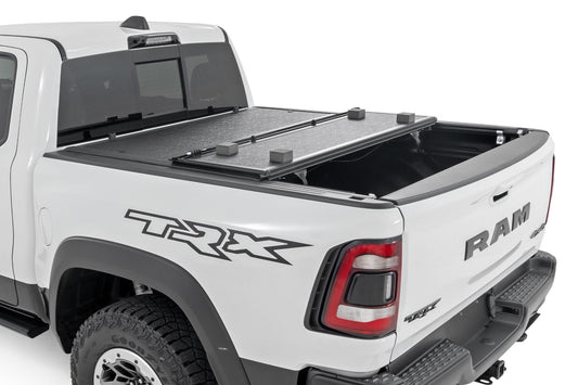 Rough Country 47320550B Hard Low Profile Bed Cover | 5'7" Bed | No Rambox | Ram 1500 (19-26)/1500 TRX (21-24)