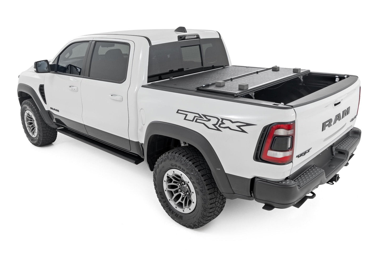 Rough Country 47320650B Hard Low Profile Bed Cover |6'4" | No Rambox | Ram 1500 (19-26)/1500 TRX (21-24)