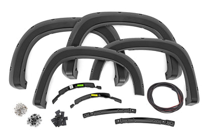 Rough Country F-C12211-GBD Fender Flares | Sport | GBD Cypress Gray | Chevy Silverado 1500 (22-26)