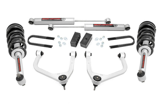 Rough Country 28831_A 3.5 Inch Lift Kit | Mono Leaf Rear | N3 Struts | GMC Sierra 1500 (25-26)