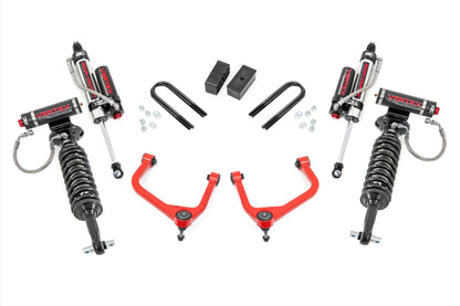 Rough Country 28850RED_A 3.5 Inch Lift Kit | Mono Leaf Rear | Vertex | GMC Sierra 1500 2WD/4WD (25-26)