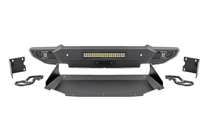 Rough Country 10808ATH Front Bumper w/Skid Plate & Tow Hooks | Ram 1500 2WD/4WD (2019-2024)