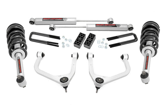 Rough Country 29532 3.5 Inch Lift Kit | N3 Struts | Chevy Silverado 1500 2WD/4WD (2019-2024 & Classic)