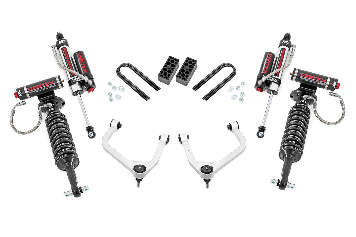 Rough Country 28250 3.5 Inch Lift Kit | Vertex | Rear Mono Leaf | Chevy Silverado 1500 (22-24)