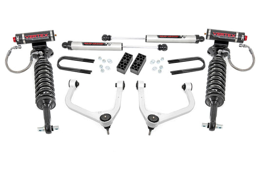 Rough Country 28257 3.5 Inch Lift Kit | Vertex/V2 | Rear Mono Leaf | Chevy Silverado 1500 (22-24)