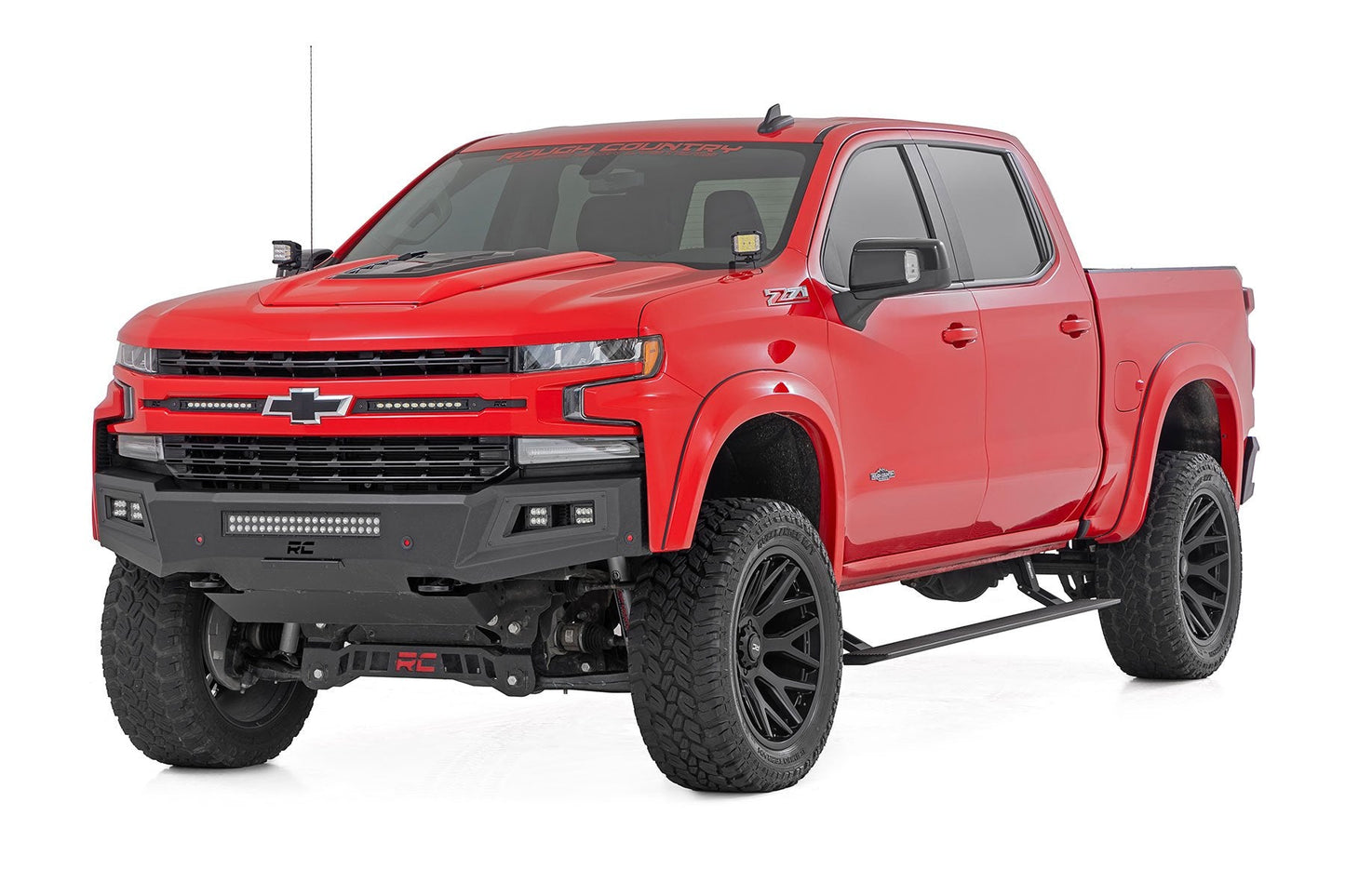 Rough Country PSR51920 Power Running Boards | Dual Electric Motor | Crew Cab | Chevy/GMC 1500/2500HD/3500HD (19-26)