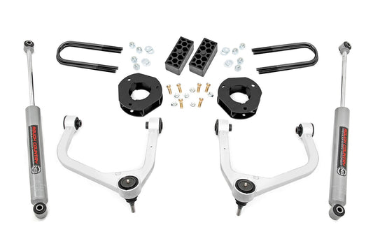 Rough Country 28230_A 3.5 Inch Lift Kit | Rear Mono Leaf | Chevy Silverado 1500 2WD/4WD (2025-2026)