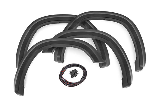 Rough Country S-D10914-PAF Fender Flares | Sport | PAF Silver | Ram 1500 2WD/4WD (2019-2024)