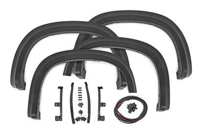Rough Country S-C12210-GBA Fender Flares | Sport | GBA Black | Chevy Silverado 1500 2WD/4WD (2019-2026 & Refresh)