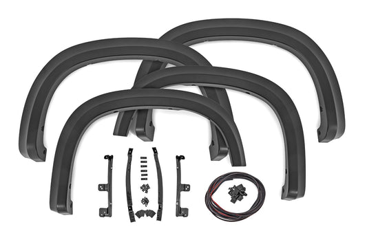 Rough Country S-C12210-GBD Fender Flares | Sport | GBD Cypress Gray | Chevy Silverado 1500 2WD/4WD (2019-2026 & Refresh)