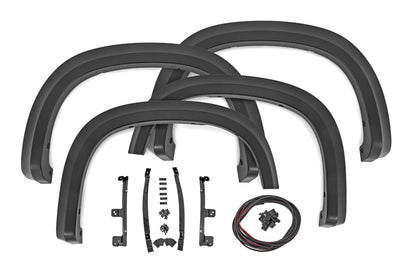 Rough Country S-C12210-G6M Fender Flares | Sport | G6M Dark Ash | Chevy Silverado 1500 2WD/4WD (2019-2026 & Refresh)