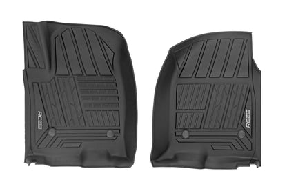 Rough Country FF-2161 Flex-Fit Floor Mats | Front | Bucket | Chevy/GMC 1500/2500HD/3500HD (19-26 & Classic)