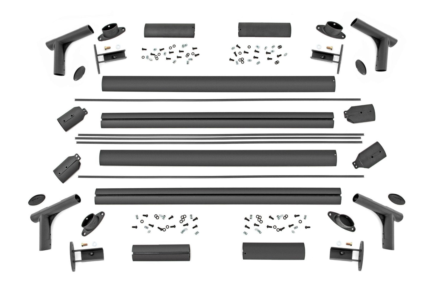 Rough Country 10204 Bed Rack | Half Rack | Aluminum | Chevy Silverado 1500 2WD/4WD (2019-2026 & Refresh)