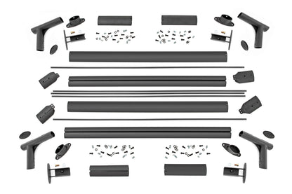 Rough Country 10204 Bed Rack | Half Rack | Aluminum | Chevy Silverado 1500 2WD/4WD (2019-2026 & Refresh)