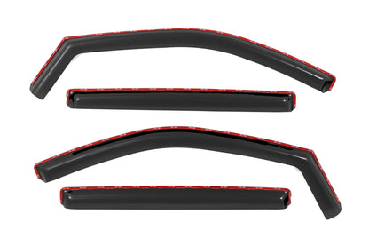 Rough Country 811924 Side Window Deflectors | In Channel Rain Guard | Chevy/GMC 1500/2500HD/3500HD (19-26 & Classic)