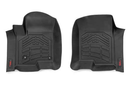 Rough Country SM2161 Floor Mats | FR Bucket | Crew | Chevy/GMC 1500/2500HD/3500HD (19-26 & Classic)