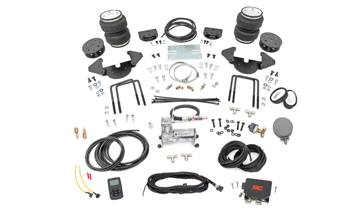 Rough Country 100113WC Air Spring Kit w/compressor | 4-6 Inch Lift Kit | Wireless Controller | Chevy/GMC 1500
