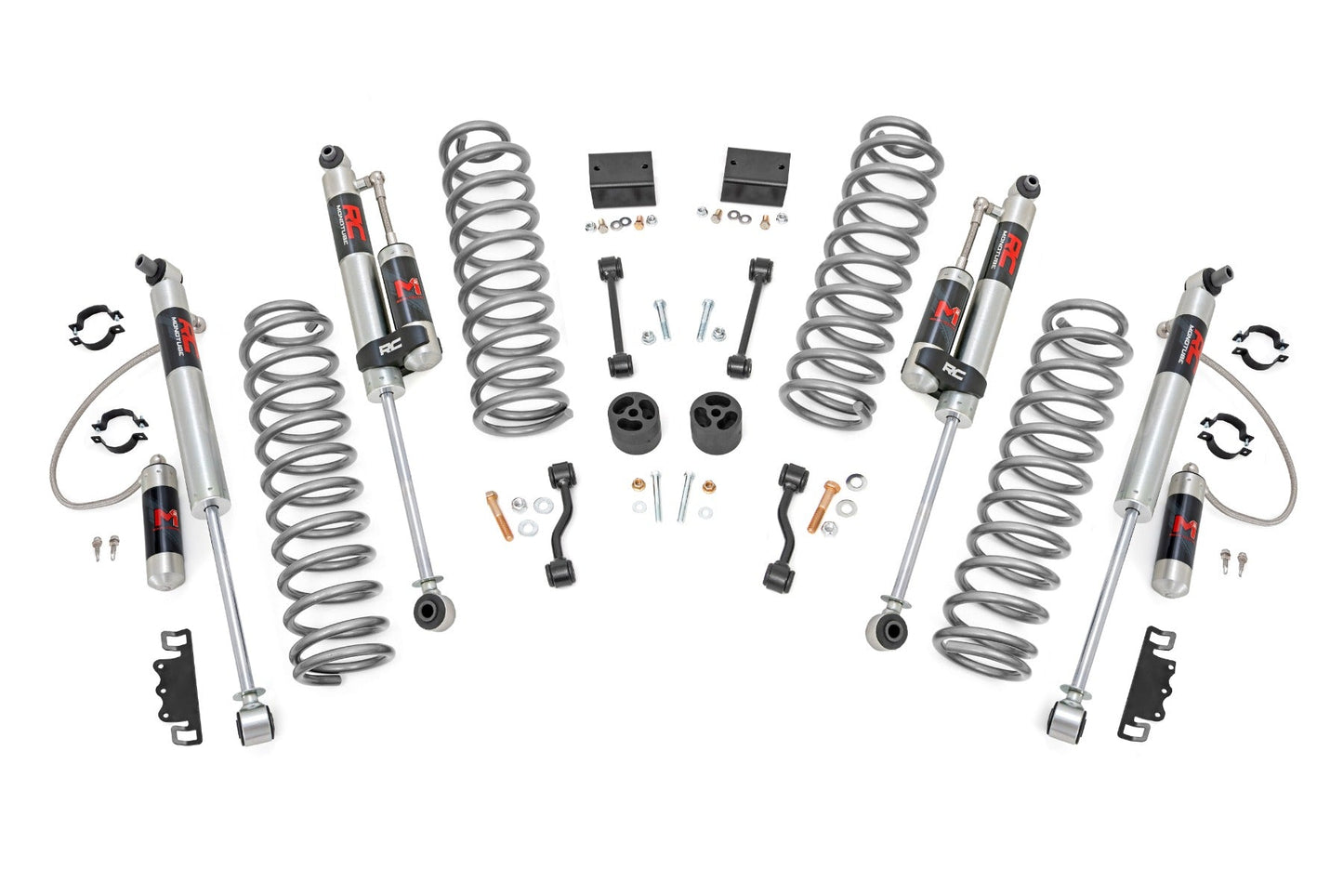 Rough Country 66644 2.5 Inch Lift Kit | Coils | M1R | Jeep Wrangler Unlimited 4WD (2018-2023)