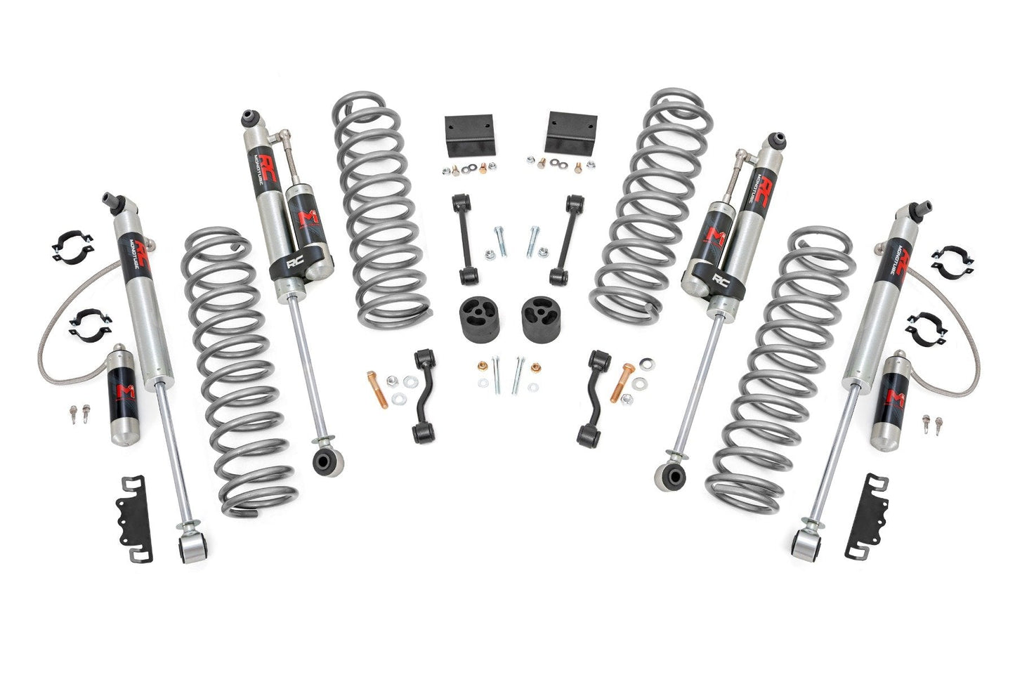 Rough Country 67744 2.5 Inch Lift Kit | Coils | M1R | Jeep Wrangler Unlimited 4WD (2018-2023)