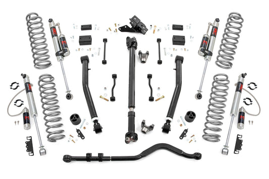 Rough Country 90944 3.5 Inch Lift Kit | Adj LCA | FR D/S | M1R | Jeep Wrangler JL Rubicon 4WD (18-23)
