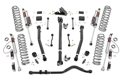 Rough Country 91544 3.5 Inch Lift Kit | Adj Lower | FR D/S | M1R | Jeep Wrangler Unlimited 4WD (24-25)