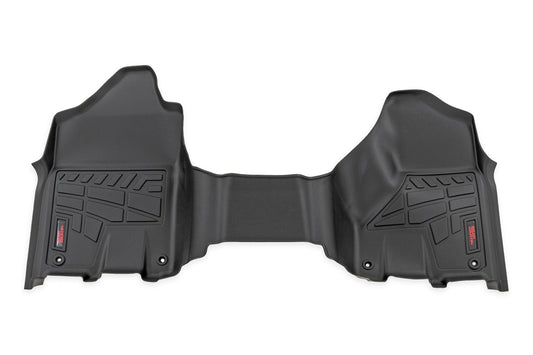 Rough Country SM31531 Sure-Fit Floor Mats | Front  Over Hump | Crew | Ram 2500/3500 2WD/4WD (19-26)