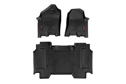 Rough Country M-31412 Floor Mats | Front and Rear | Ram 1500 (19-24)/1500 TRX (21-24)