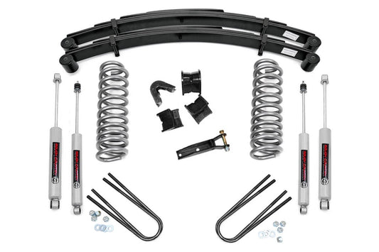 Rough Country 500-70-76.20 4 Inch Lift Kit | Rear Springs | Ford F-100 4WD (1970-1976)