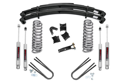 Rough Country 535.20 4 Inch Lift Kit | Rear Springs | Ford Bronco 4WD (1978-1979)