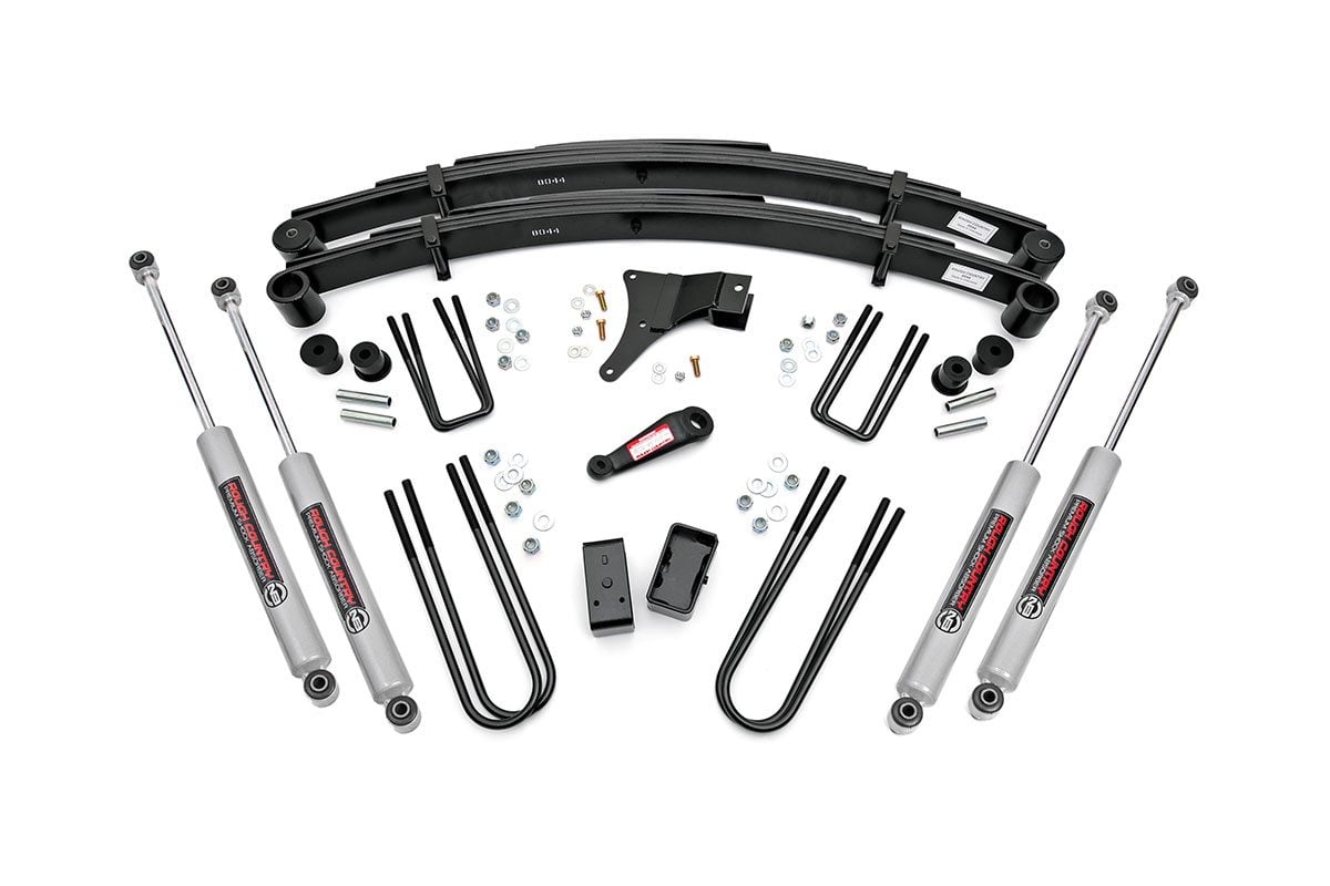 Rough Country 4918630 4 Inch Lift Kit | Ford F-350 4WD (1986-1997)