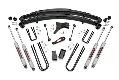 Rough Country 49430 4 Inch Lift Kit | Rear Blocks | Ford F-250/F-350 Super Duty 4WD (1999)