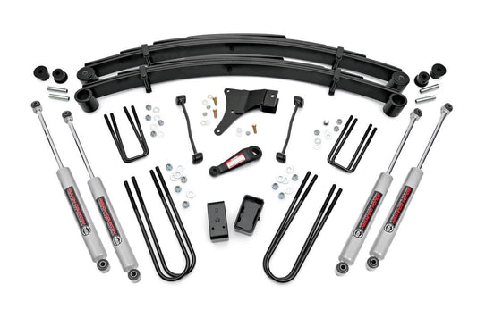 Rough Country 49430 4 Inch Lift Kit | Rear Blocks | Ford F-250/F-350 Super Duty 4WD (1999)